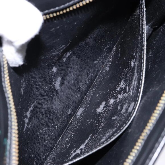 LOUIS VUITTON Epi Pochette Homme Clutch Bag Black Noir M52522 LV Auth 139251 - Picture 13 of 16